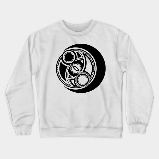 Bayonetta Witch Cirlce + Crescent Moon Crewneck Sweatshirt by zramey2999